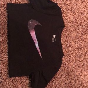 Nike T-shirts. one blue & one black